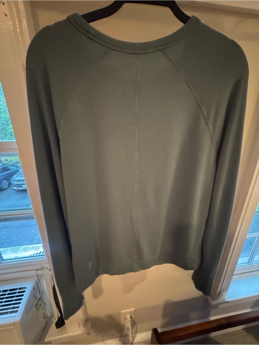Athleta Coaster Luxe Crewneck Pullover Sweatshirt - Sage - Picture 2 of 2